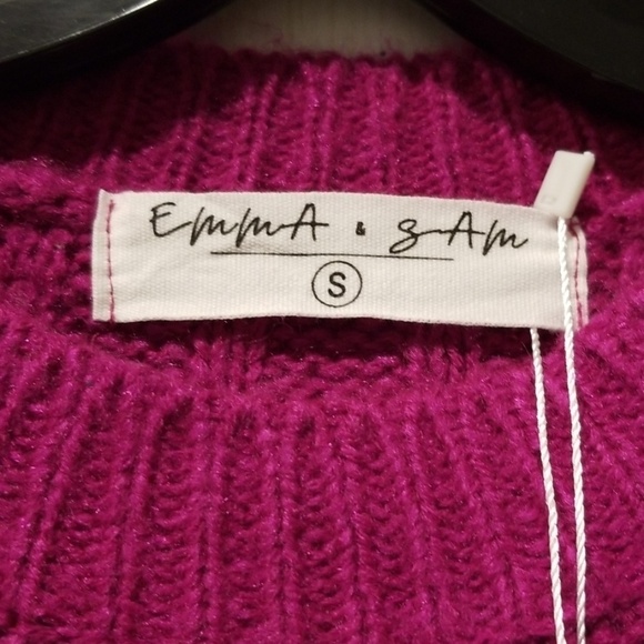 💕LF EMMA & SAM💕 Cable Knit Crew Neck Sweater - Picture 6 of 8